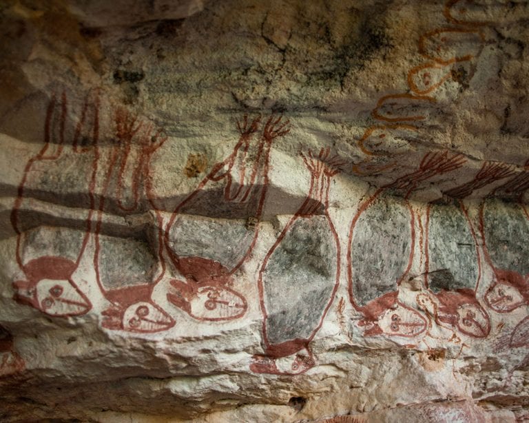 Flying Foxes rock art